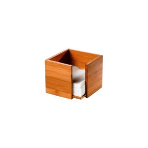 Χαρτοπετσετοθήκη Bamboo, 13.5x13.5x10cm, Leone