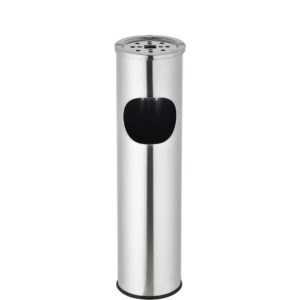 Σταχτοδοχείο δαπέδου INOX, 8lt, φ15xΥ55cm