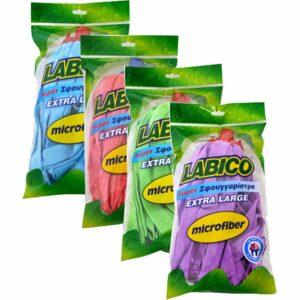 Σφουγγαρίστρα Microfiber (λουρίδες) 190gr, Labico