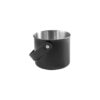 Παγοδοχείο πολυτελείας, φ14cm, 1.5Lt, μαύρο, INOX 18/10, δερμάτινο χερούλι, Lacor