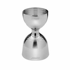 Μεζούρα Glove Jigger, 30/60ml, 8.7cm, INOX 18/10, ασημί, Lumian