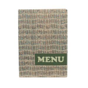 Κατάλογος MENU A4 REPTILE για Εστιατόρια / cafe 24x34cm,σχέδιο ερπετού SECURIT