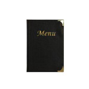 Κατάλογος MENU BASIC A5 για Εστιατόρια / cafe 18x25cm, μαύρος, SECURIT