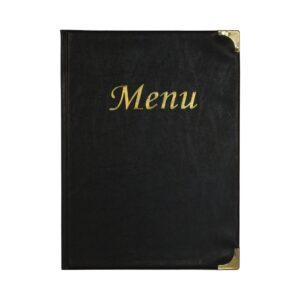 Κατάλογος MENU BASIC A4 για Εστιατόρια / cafe 24x34cm, μαύρος, SECURIT