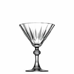 Γυάλινο Ποτήρι Σκαλιστό Martini, 23.8cl, φ11.7x15cm, DIAMOND, PASABAHCE