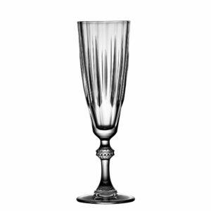 Γυάλινο Ποτήρι Σκαλιστό Σαμπάνιας, 17cl, φ6.8x20.6cm, DIAMOND, PASABAHCE