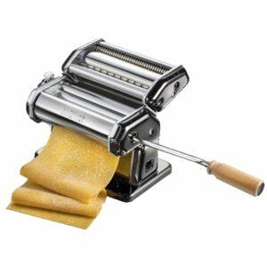 Μηχανή παρασκευής ζύμης/ζυμαρικών iPasta Imperia NERA INOX μαύρη, με διπλό κόπτη 15cm, Imperia