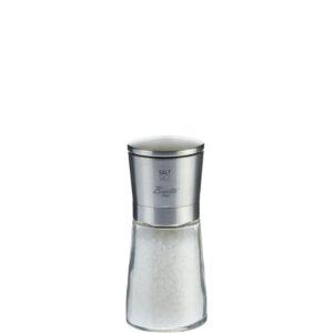 Μύλος Αλατιού, Inox 18/10+ γυαλί, ύψος 145mm, Bisetti Italy