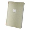 Menu PVC ECO JUTE, λευκό πάγου, με 1 διαφάνεια για 4 σελίδες A4 (21x29.7cm), DAG Italy