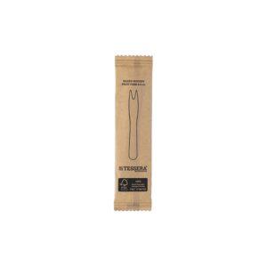 Πακέτο 200τμχ ξύλινο πιρουνάκι δίαινα 8.5cm, 1/1 συσκ., Tessera