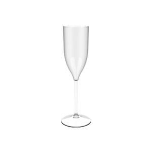 Πλαστικό ποτήρι κολωνάτο Flute TRITAN πισίνας 16cl διαφανές