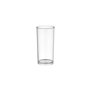 Ποτήρι πλαστικό PC (Polycarbonate), Σωλήνας, διάφανο, 290ml