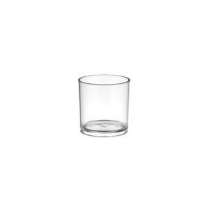 Ποτήρι πλαστικό PC (Polycarbonate), Χαμηλό, διάφανο, 280ml