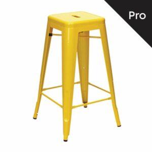 RELIX Σκαμπό Bar-Pro, Μέταλλο Βαφή Κίτρινο