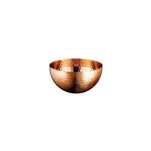 Μπωλ/Φρουτιέρα INOX, σε χρώμα χαλκού (copper), σφυρήλατη, φ15xΥ8cm, Leone