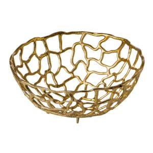 Φρουτιέρα Μπωλ, χρυσαφί, φ38cm, Stylepoint