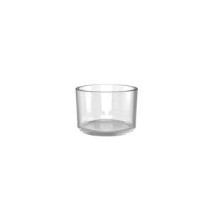 Μπωλάκι πολλών χρήσεων, πλαστικό SAN, φ5.6xΥ3.9cm, 65cc, πολλαπλών χρήσεων, διάφανο