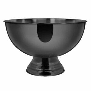 Σαμπανιέρα INOX με πόδι, 8 Lt, φ26xΥ39cm, INOX 18/10, μαύρη, Lumian