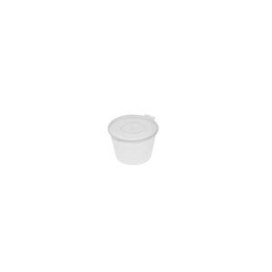 Σωσάκι Διάφανο PP, 70ml, με καπάκι, για σάλτσες