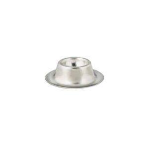 Ανοξείδωτη Αυγοθήκη Κλασσική, φ4.5xΥ2.5cm, βάση φ8.5cm, INOX 18/10