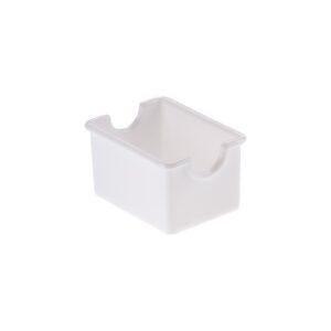 Ζαχαριέρα PS πλαστική, 8x5x5cm, Λευκή, Leone