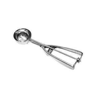 Κουτάλα παγωτού INOX, μήκους 23cm, με μοχλό, φ5cm