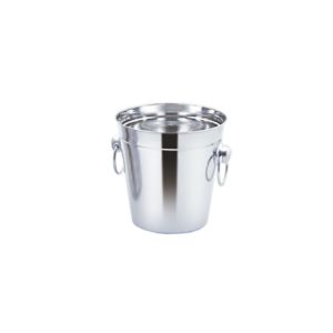 Δοχείο Πάγου Φ14cm, 1000ml, με κρίκους Ανοξείδωτο 14/1