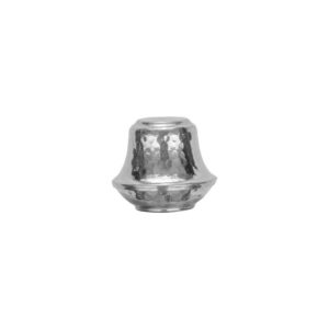 Αλατιέρα/Πιπεριέρα ασημί Φ6,2x5,5cm