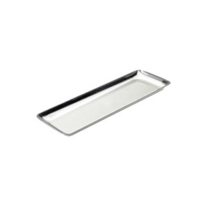 Πιατέλα 6x19cm, Ορθογώνια, Μίας Χρήσης, PS, Νικέλ, Σειρά mozaik, Sabert