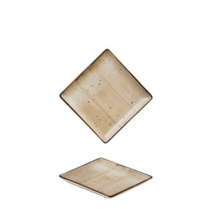 Πιατάκι Bone China 9.9x9.9cm, μπεζ, M1934