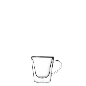 Γυάλινο Φλυτζάνι espresso, διπλών τοιχωμάτων 12cl, Luigi Bormioli