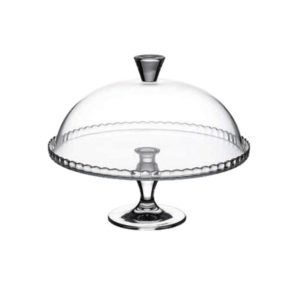 Τουρτιέρα γυάλινη φ32cm, με καπάκι, PASABAHCE