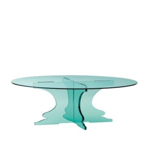 Βάση τούρταs Ακρυλικη, φ30 x Y10cm, διαφανές glass look, GARIBALDI