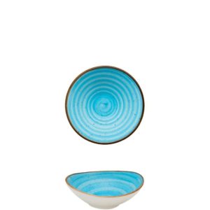 Μπωλ Bone China φ10x4.1cm, θαλασσί, M1934