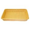 Ψωμιέρα Rattan Ορθογώνια, 45x31x6cm, Υψηλής Αντοχής Μπεζ, πολυπροπυλενίου