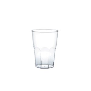 Πλαστικό ποτήρι PS μίας χρήσης 12cl διαφανές