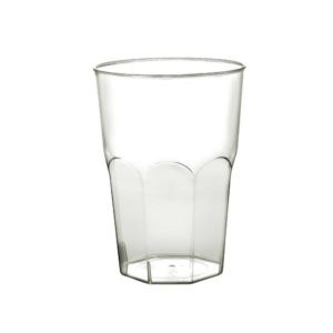Πλαστικό ποτήρι PS μίας χρήσης 40cl διαφανές