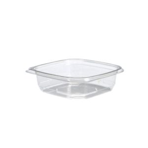 Δοχείο τροφίμων ασφαλείας 250ml, 12x12x3cm, PET (χωρίς καπάκι), Sabert