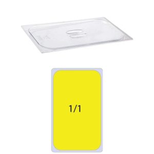 Καπάκι PC Διάφανο για Δοχεία Τροφίμων, GN1/1 (325 x 530mm), KAPP