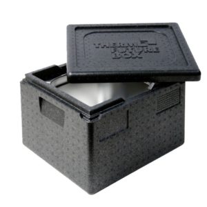Ισοθερμικό κιβώτιο EPP, για GN1/2, 39x33x28cm, 19LT, μαύρο, THERMOBOX