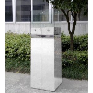 Εστία Βιοαιθανόλης 40x40x128cm, Άσπρη